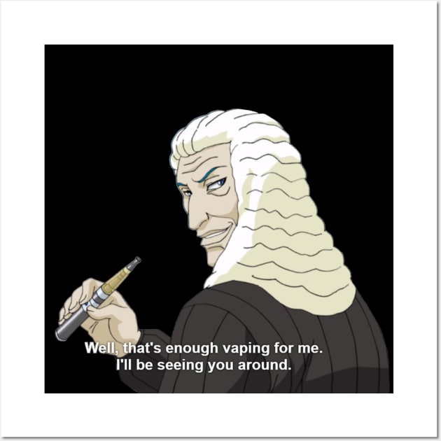 Neo Yokio Remembrancer Vaping Wall Art by Caring is Cool